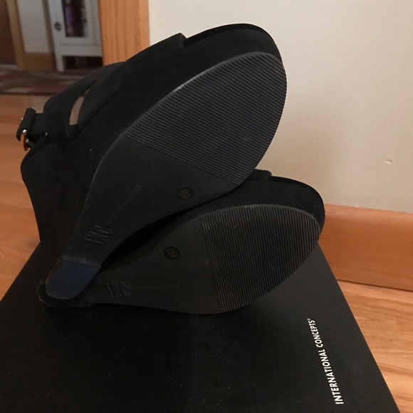 Inc International Black Platform Sandals - Picture 8 of 13